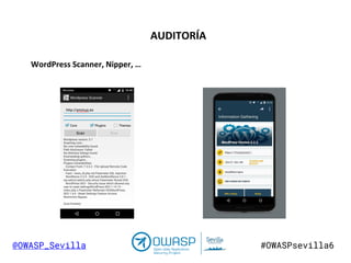 Owasp 6  Seguridad en WordPress