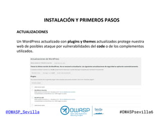 Owasp 6  Seguridad en WordPress