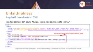 AngularJS + CSP: A Perfect Match or Unhappy Marriage? | PDF
