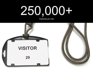 250,000+
  Visitantes por mês
 