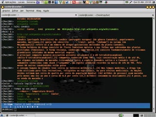 • Exemplo:
Minando dados
 