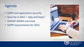 [OWASP Poland Day] Embedding security into SDLC + GDPR | PPT