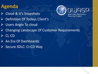 Software Security: In the World of Cloud & CI-CD