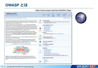 Copyright©2016JPCERT/CC All rights reserved.
OWASP とは
15
https://www.owasp.org/index.php/Main_Page
 