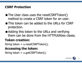 Understanding ESAPI, OWASP Delhi