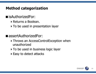 Understanding ESAPI, OWASP Delhi
