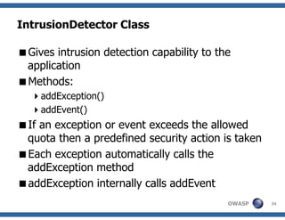 Understanding ESAPI, OWASP Delhi