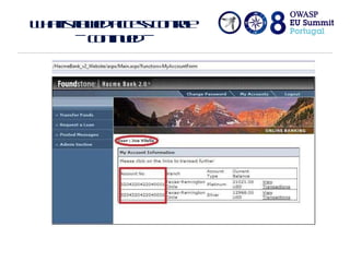 What is flawed access control?  -- continued -- 