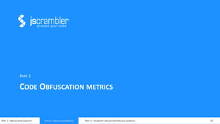 Protecting JavaScript source code using obfuscation - OWASP Europe Tour 2013 Lisbon