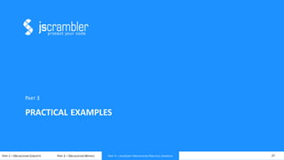 Protecting JavaScript source code using obfuscation - OWASP Europe Tour 2013 Lisbon