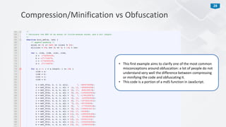 Protecting JavaScript source code using obfuscation - OWASP Europe Tour 2013 Lisbon