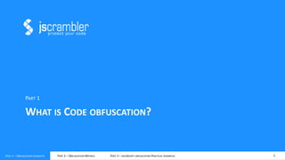 Protecting JavaScript source code using obfuscation - OWASP Europe Tour 2013 Lisbon