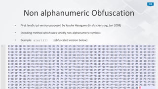 Protecting JavaScript source code using obfuscation - OWASP Europe Tour 2013 Lisbon