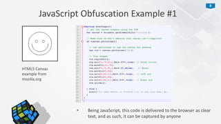 Protecting JavaScript source code using obfuscation - OWASP Europe Tour 2013 Lisbon