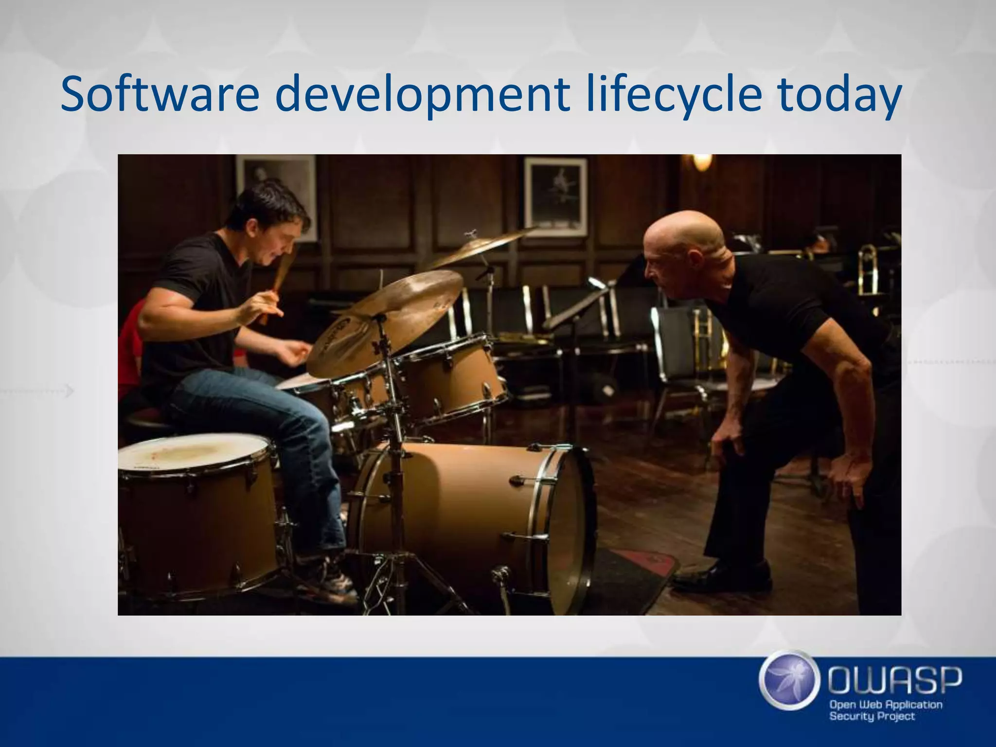 Software development lifecycle today
 