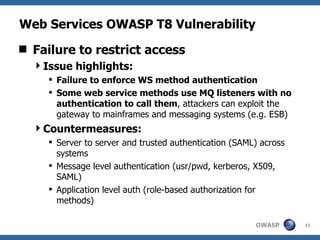 Owasp Forum Web Services Security