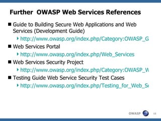 Owasp Forum Web Services Security