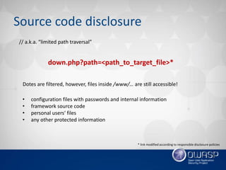 Owasp healthcare cms