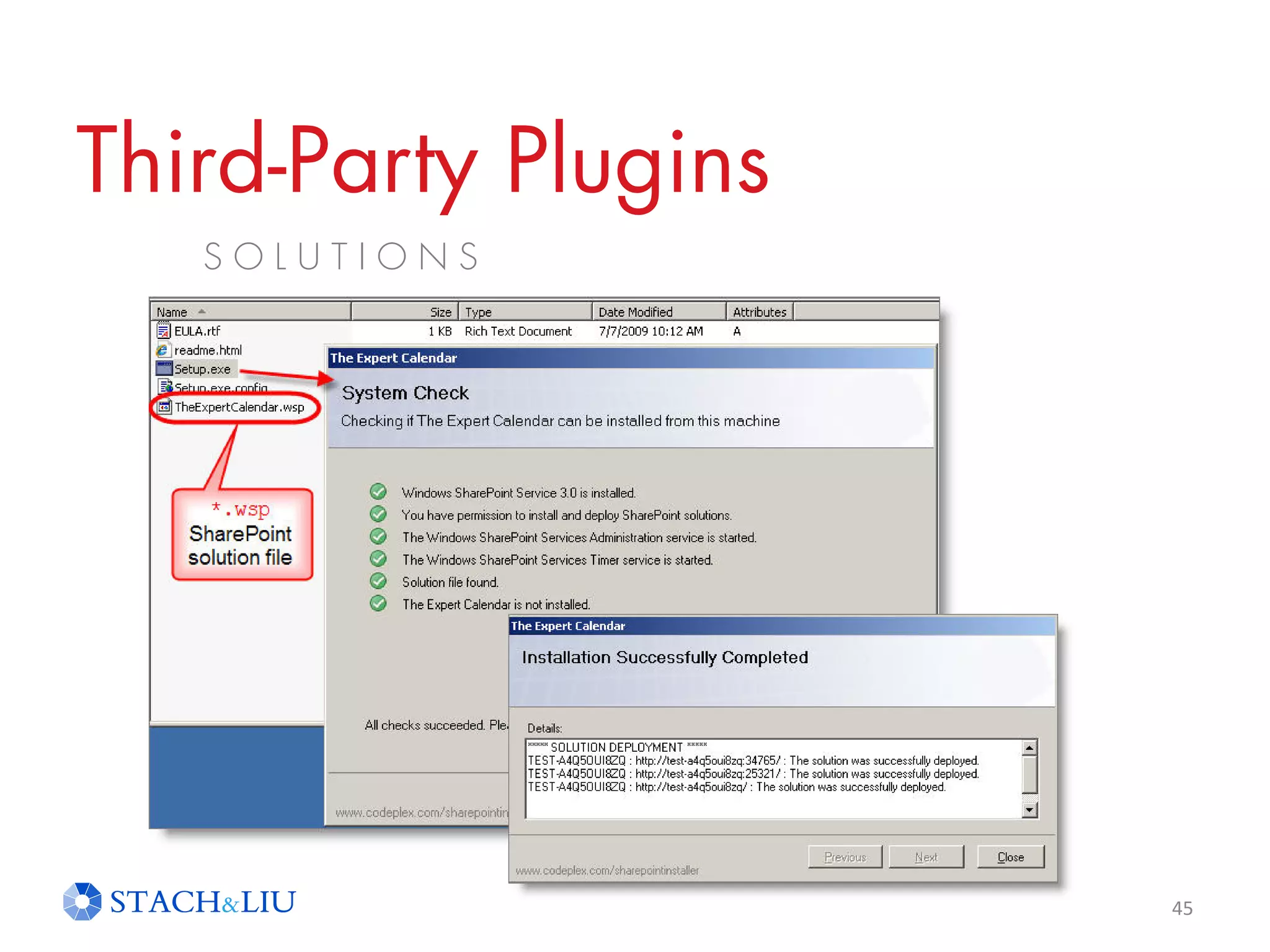 Third-Party Plugins
S O L U T I O N S
45
 