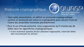 Rétro-ingénierie de protocole crypto: Un "starter pack"
