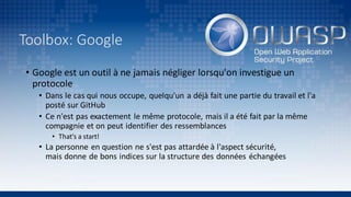 Rétro-ingénierie de protocole crypto: Un "starter pack"