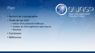 Rétro-ingénierie de protocole crypto: Un "starter pack"