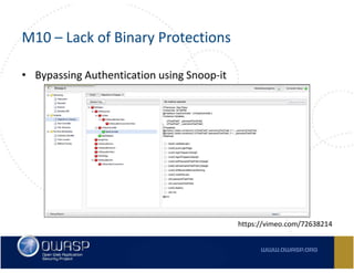 Owasp Top 10 Mobile Risks
