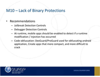 Owasp Top 10 Mobile Risks