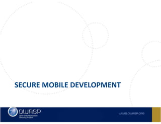 Owasp Top 10 Mobile Risks