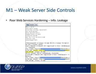 Owasp Top 10 Mobile Risks