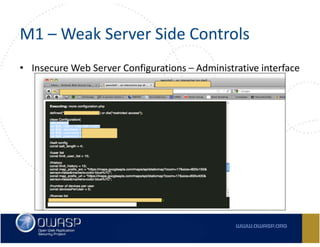 Owasp Top 10 Mobile Risks