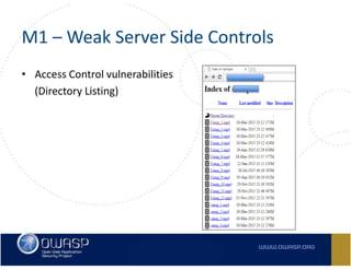 Owasp Top 10 Mobile Risks