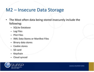 Owasp Top 10 Mobile Risks