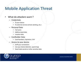 Owasp Top 10 Mobile Risks