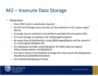 Owasp Top 10 Mobile Risks