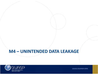 Owasp Top 10 Mobile Risks