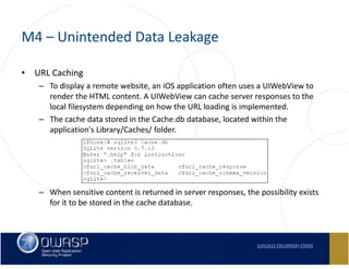 Owasp Top 10 Mobile Risks