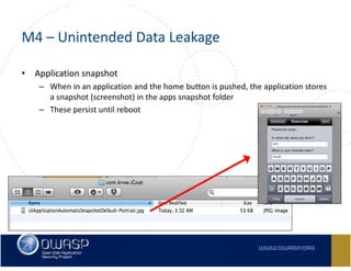 Owasp Top 10 Mobile Risks