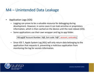 Owasp Top 10 Mobile Risks