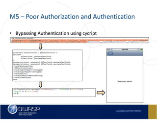 Owasp Top 10 Mobile Risks