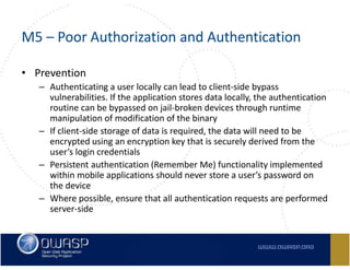 Owasp Top 10 Mobile Risks