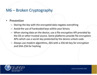Owasp Top 10 Mobile Risks