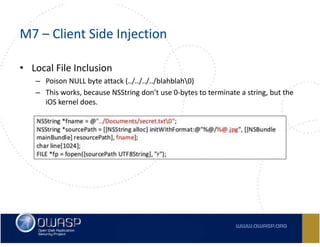 Owasp Top 10 Mobile Risks