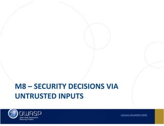 Owasp Top 10 Mobile Risks