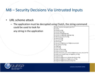 Owasp Top 10 Mobile Risks