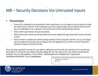 Owasp Top 10 Mobile Risks