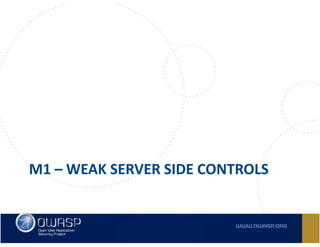 Owasp Top 10 Mobile Risks