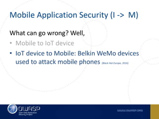 Mobile Security at OWASP - MASVS and MSTG
