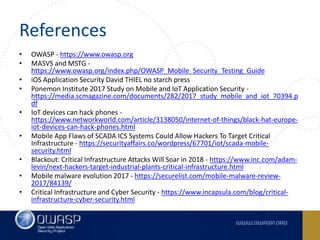 Mobile Security at OWASP - MASVS and MSTG