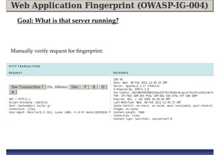 OWASP OWTF - Summer Storm - OWASP AppSec EU 2013